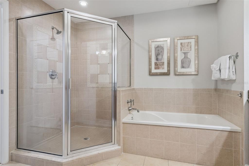 1100 Sunset View Circle, Unit 102 Reunion, FL 34747 - Photo 13 of 67 a bathroom with a bathtub and shower