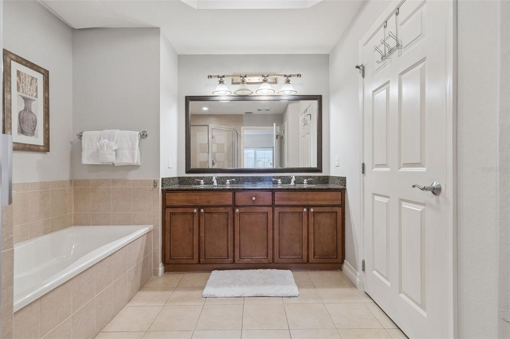 1100 Sunset View Circle, Unit 102 Reunion, FL 34747 - Photo 20 of 67 a bathroom with a bathtub and a sink