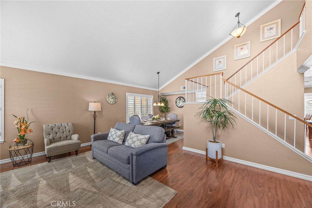 20257 Edmund Road Riverside, CA 92508 - Photo 6 of 53 a living room with furniture and wooden floor