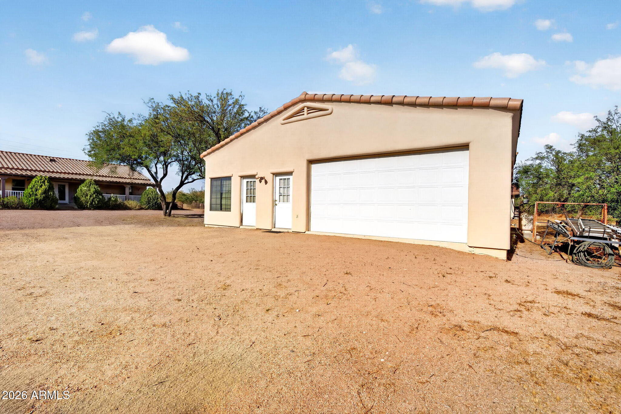 2929 West New River Road New River, AZ 85087 - Photo 45 of 53 a view of garage and yard