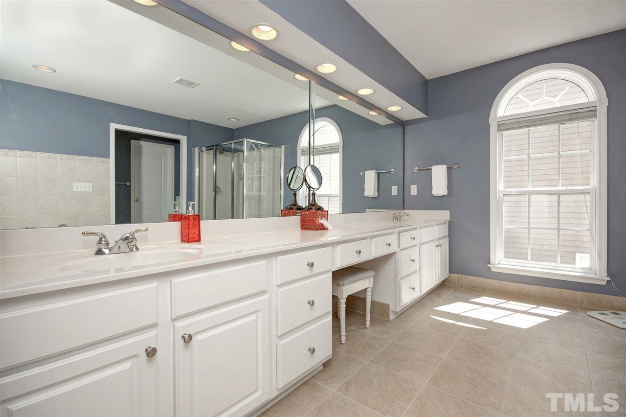 7532 Silver View Lane Raleigh, NC 27613 - Photo 17 of 30 Gorgeous with tile floors, lots of light and no fighting over counter space.
