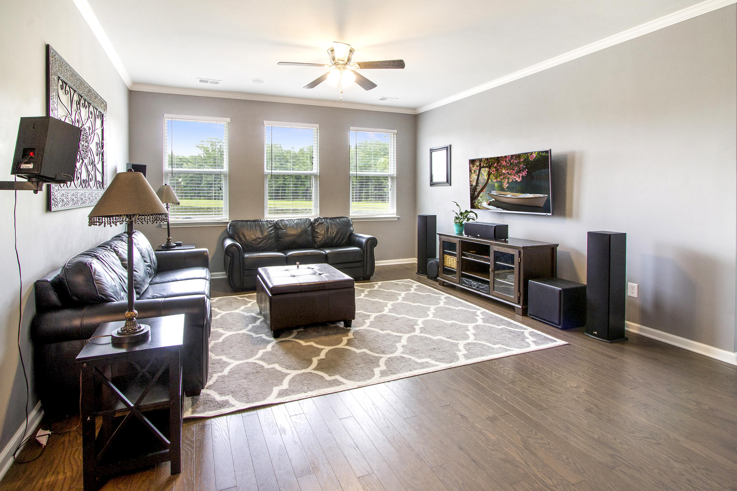 Family room overlooking pond!