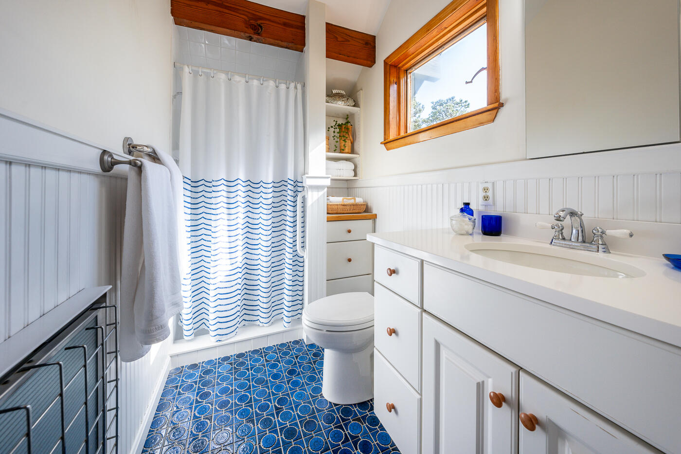 210 Lieutenant Island Road Wellfleet, MA 02667 - Photo 23 of 47 a bathroom with a sink toilet and a shower