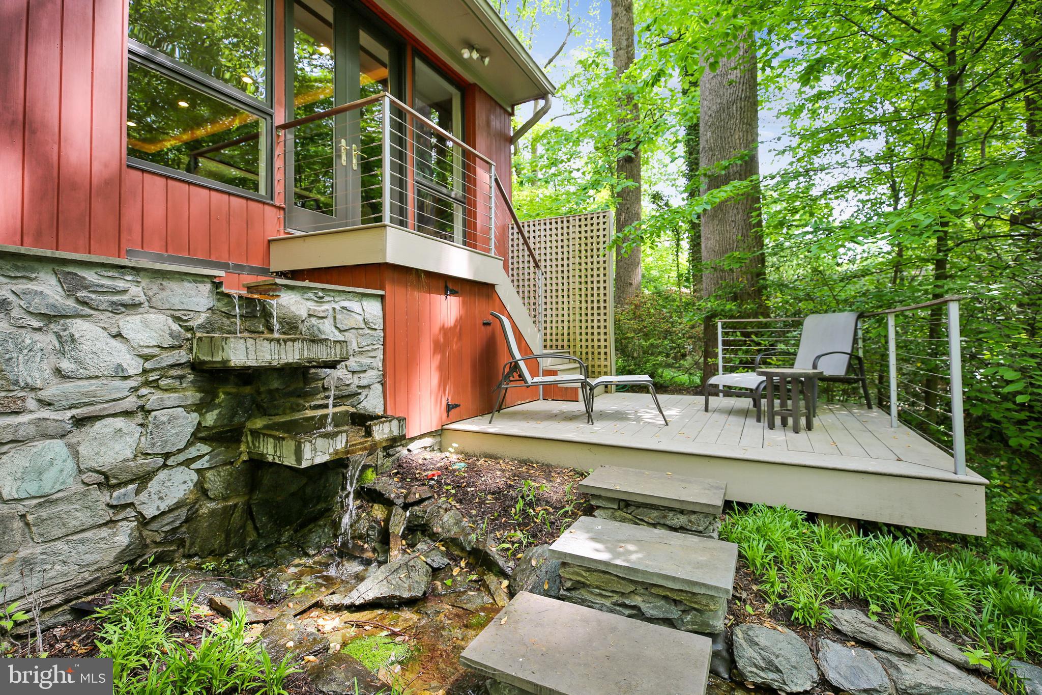 6517 Wiscasset Road Bethesda, MD 20816 - Photo 15 of 51 Deck off the Living Room