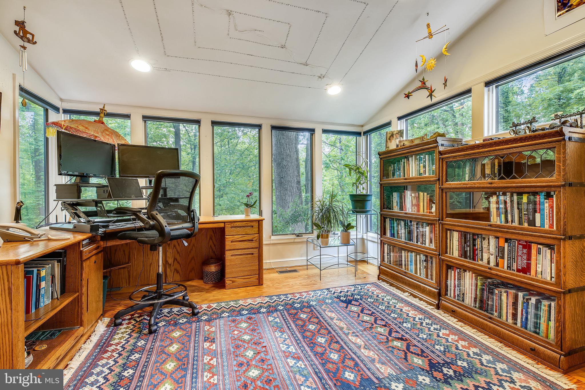 6517 Wiscasset Road Bethesda, MD 20816 - Photo 18 of 51 Enchanting Home Office with Backyard Views