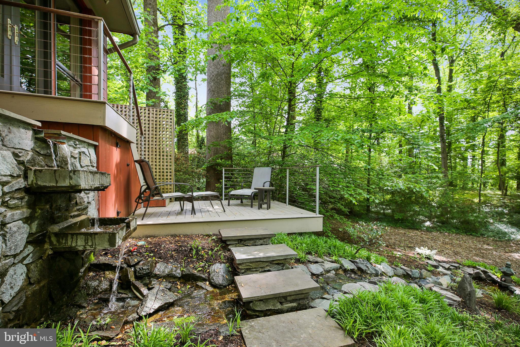 6517 Wiscasset Road Bethesda, MD 20816 - Photo 44 of 51 Waterfall Feature