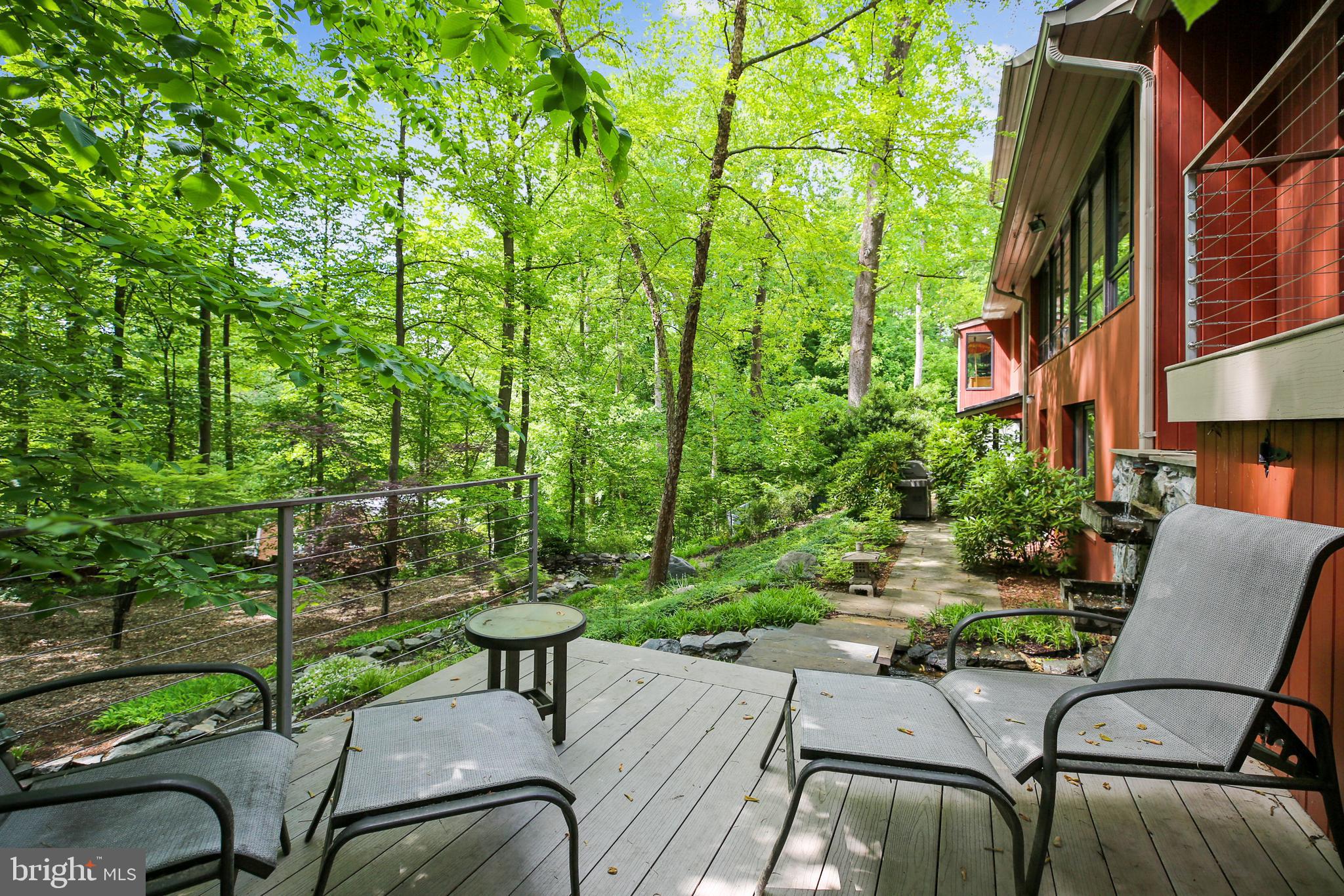 6517 Wiscasset Road Bethesda, MD 20816 - Photo 46 of 51 Wooded Views from the Deck
