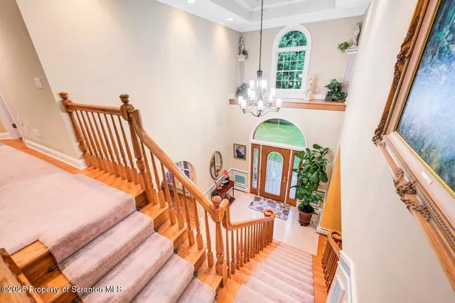 a view of room with window and hardwood