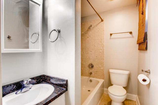 702 Reba Place, Unit G2 Evanston, IL 60202 - Photo 6 of 12 a bathroom with a sink toilet and shower