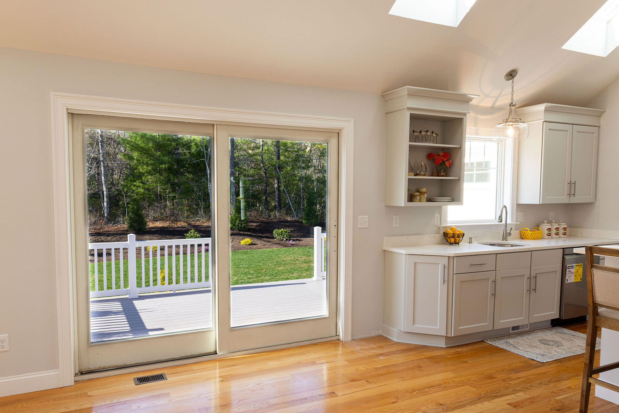 55 Blue Castle Drive Mashpee, MA 02649 - Photo 25 of 52 a kitchen with a sink and a window