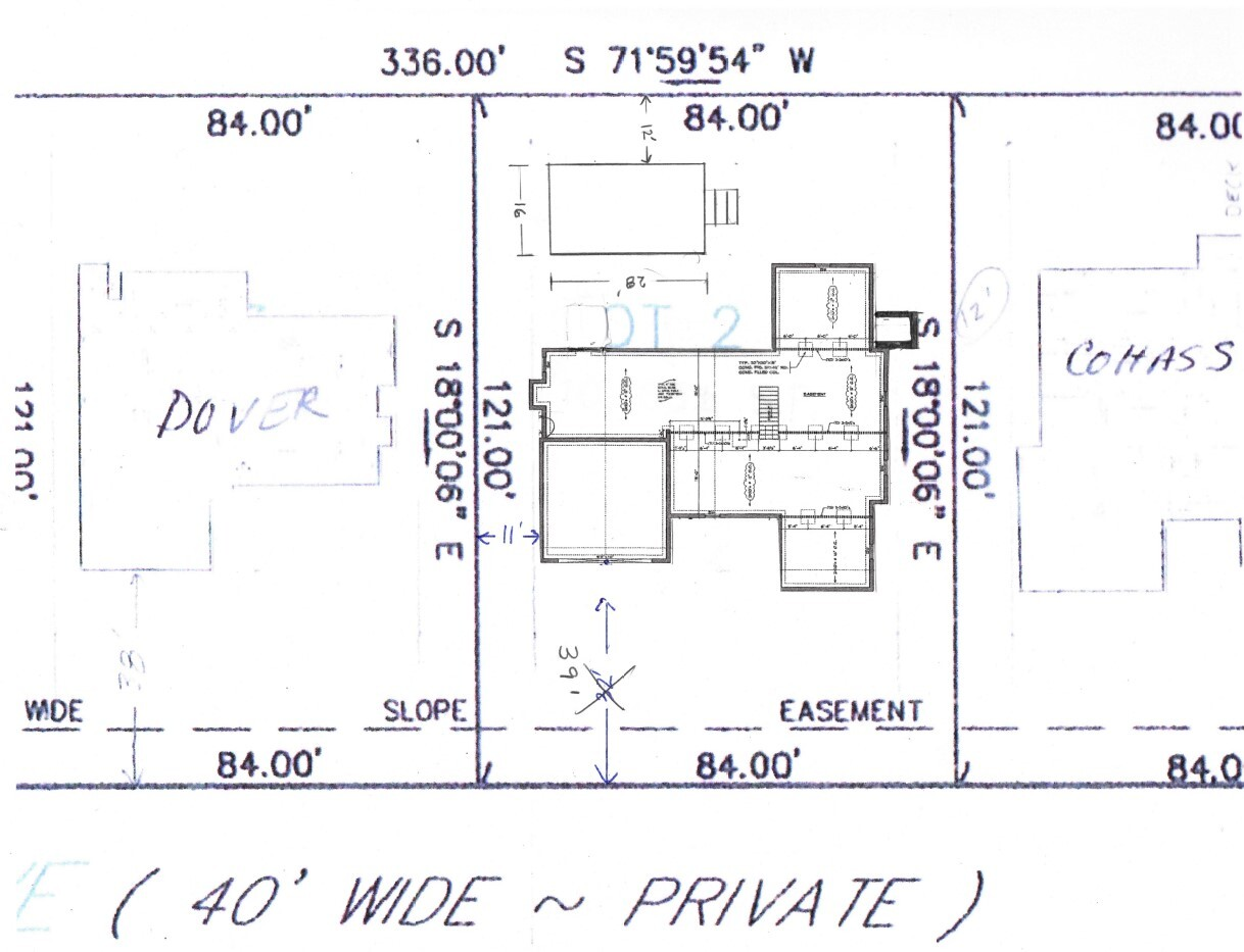 55 Blue Castle Drive Mashpee, MA 02649 - Photo 52 of 52 Site Plan - Optional Pool Layout