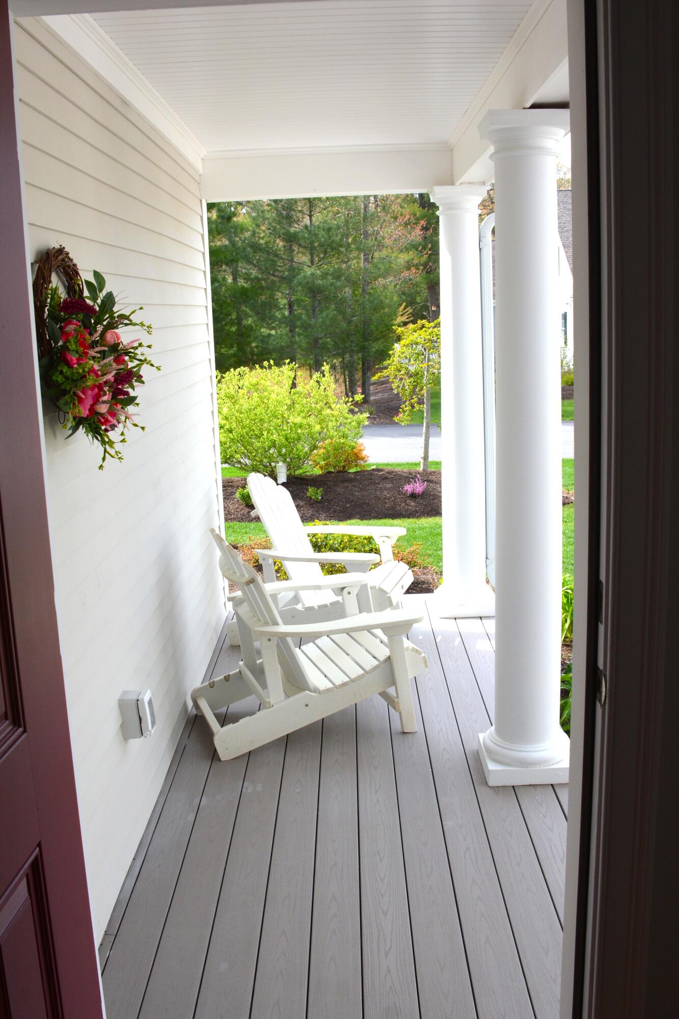 55 Blue Castle Drive Mashpee, MA 02649 - Photo 8 of 52 a view of a balcony with wooden floor