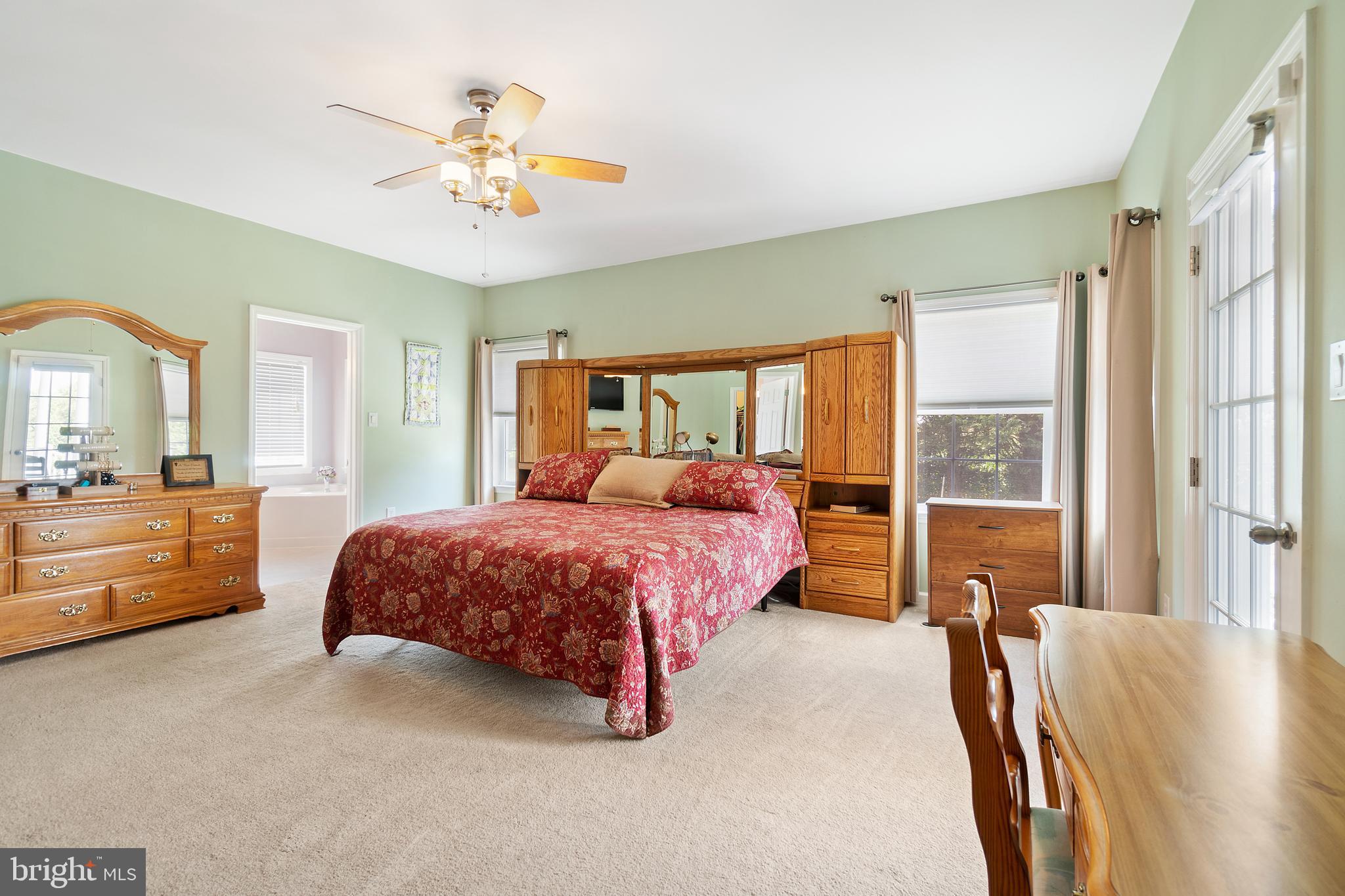 1424 Hopewell Road Port Deposit, MD 21904 - Photo 14 of 44 Master bedroom with door to back porch.