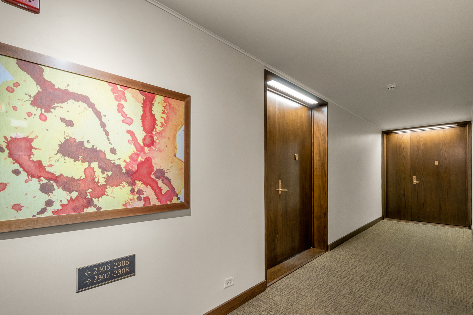 360 East Randolph Street, Unit 2307 Chicago, IL 60601 - Photo 32 of 34 an entryway with painting on the wall