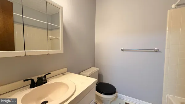 a bathroom with a toilet and a sink