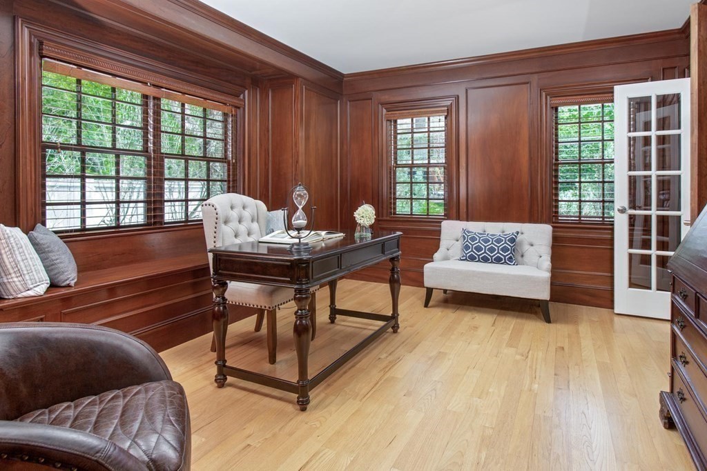 43 Carlton Road Newton, MA 02468 - Photo 6 of 23 a living room with furniture and a window