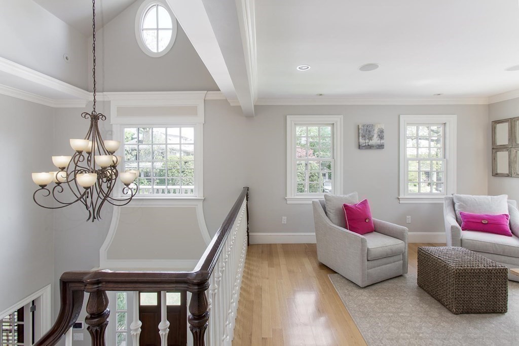 43 Carlton Road Newton, MA 02468 - Photo 9 of 23 a living room with furniture and a large window