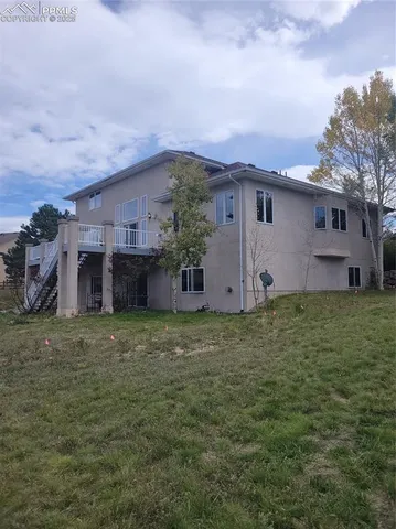 a backyard of a house