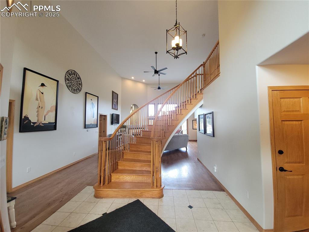 730 Winding Hills Road Monument, CO 80132 - Photo 5 of 42 a view of entryway and hall with a front door