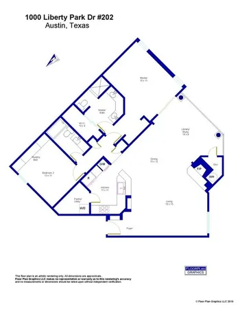 $3,400 | 1000 Liberty Park Drive, Unit 202, Austin, TX 78746