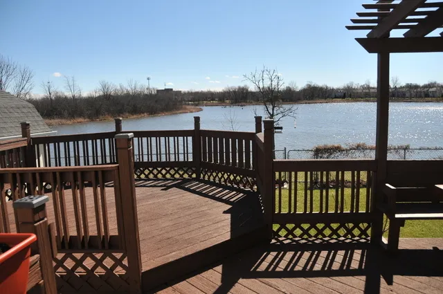 a view of a roof deck