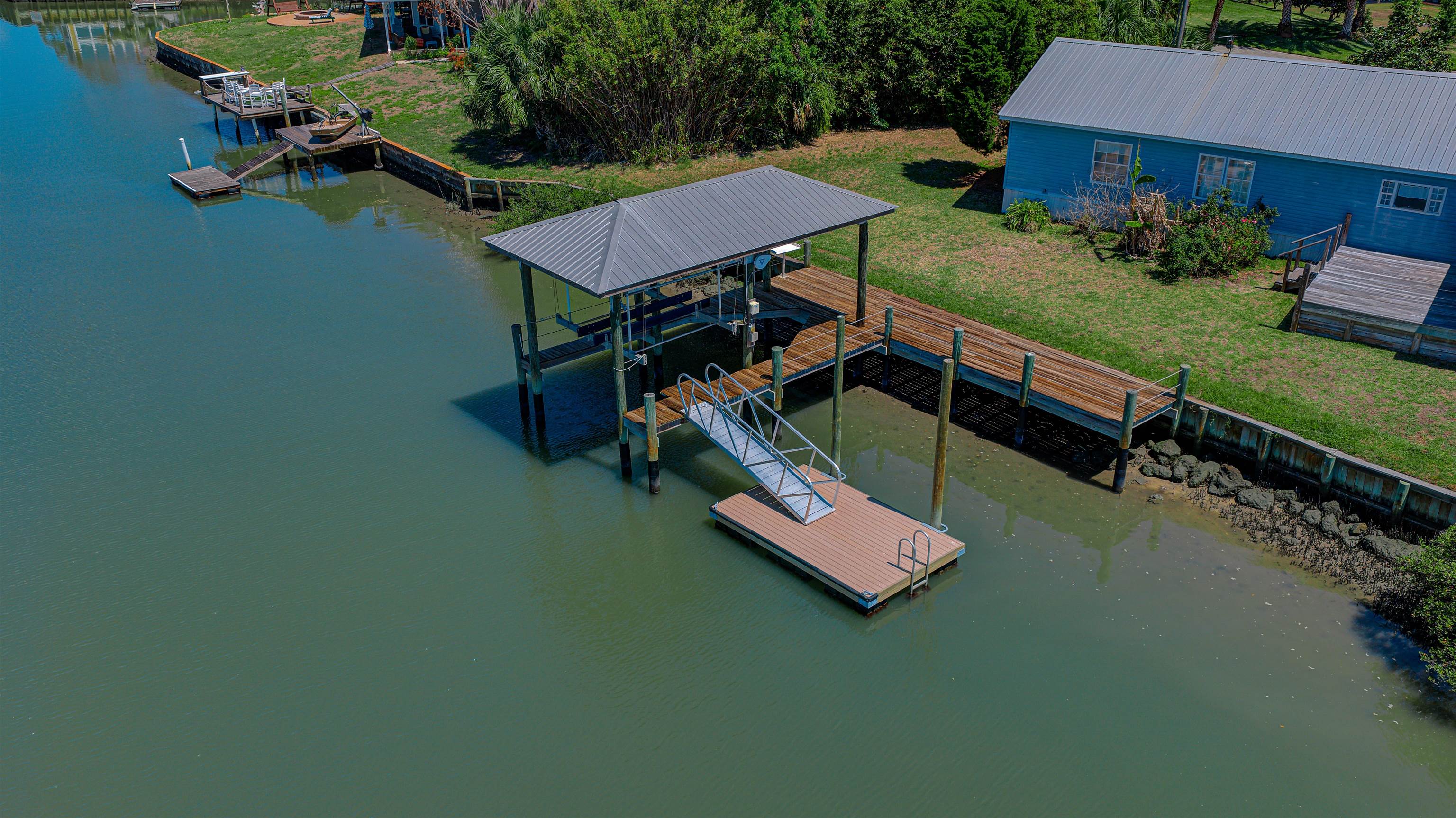 6347 Salado Road St. Augustine, FL 32080 - Photo 39 of 40 an aerial view of a house with a yard