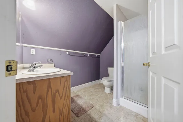 a workspace with furniture and a table