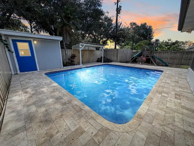 a view of outdoor space and deck
