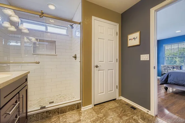 a view of livingroom with hardwood floor and hallway