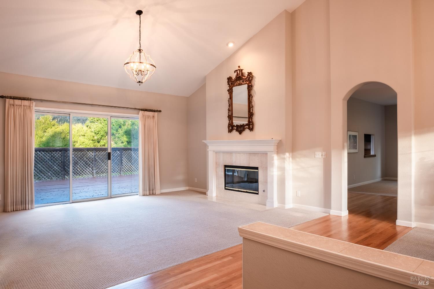 6261 Meadowstone Drive Santa Rosa, CA 95409 - Photo 21 of 21 a living room with furniture and a fireplace