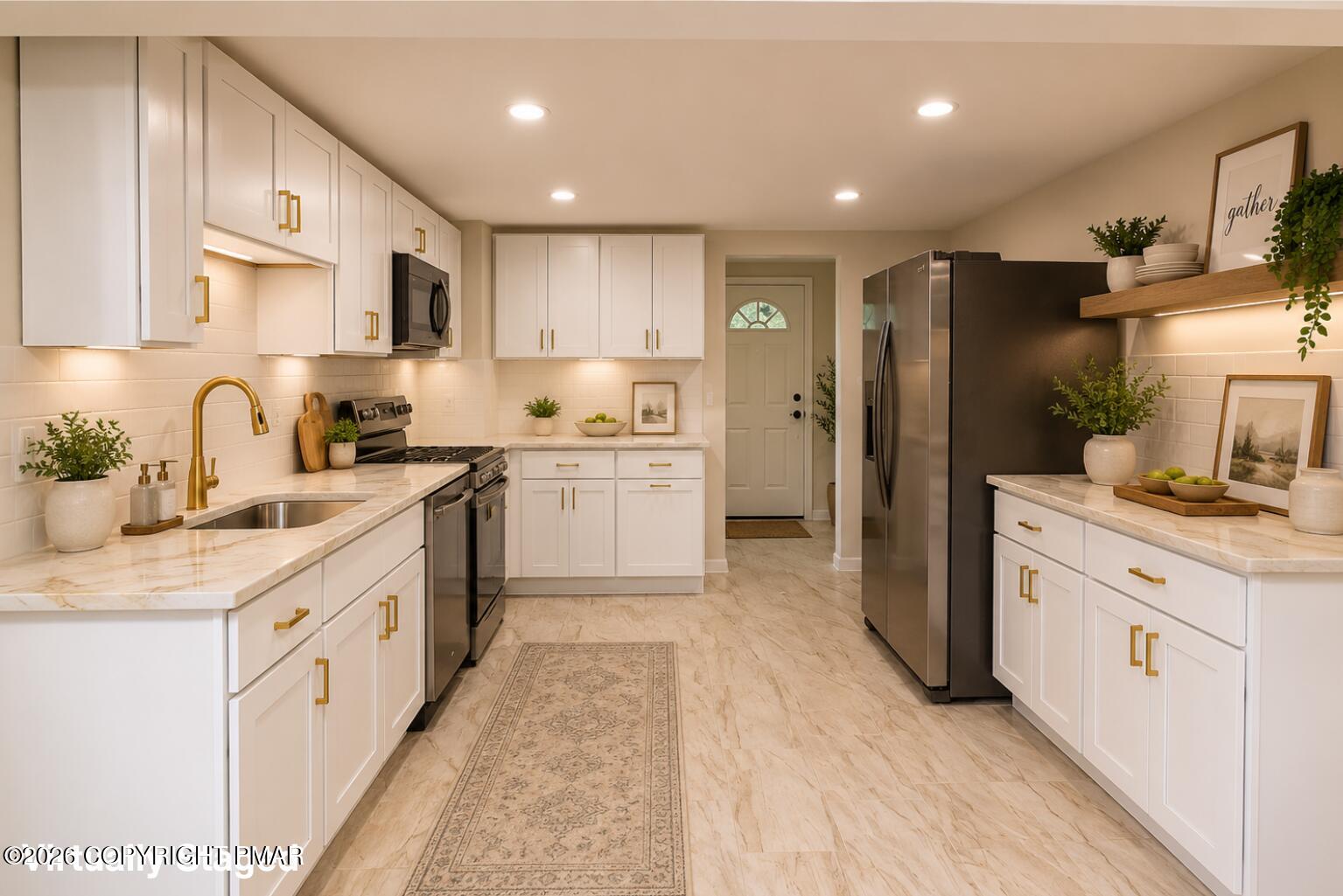 174 Sand Spring Road Cresco, PA 18326 - Photo 6 of 40 Virtually Staged Kitchen