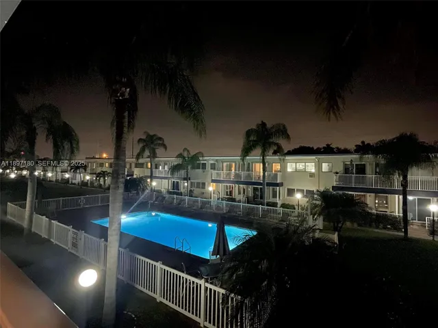 a view of a swimming pool