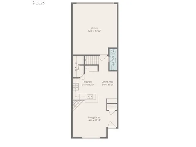 a view of outdoor space with garden