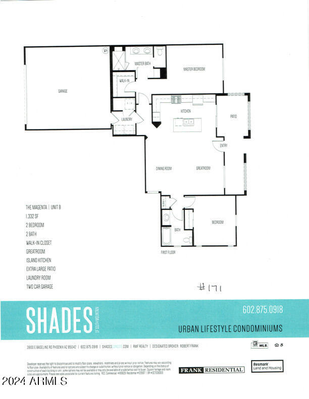 3900 East Baseline Road, Unit 171 Phoenix, AZ 85042 - Photo 27 of 27 Floor plan Magenta