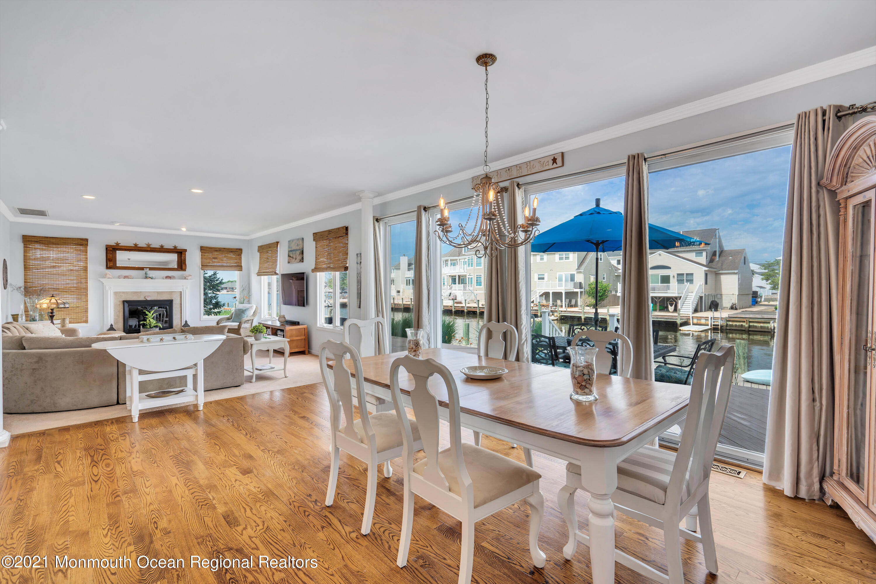 6 Pilot Road Toms River, NJ 08753 - Photo 13 of 35 a view of a dining room with furniture window and wooden floor