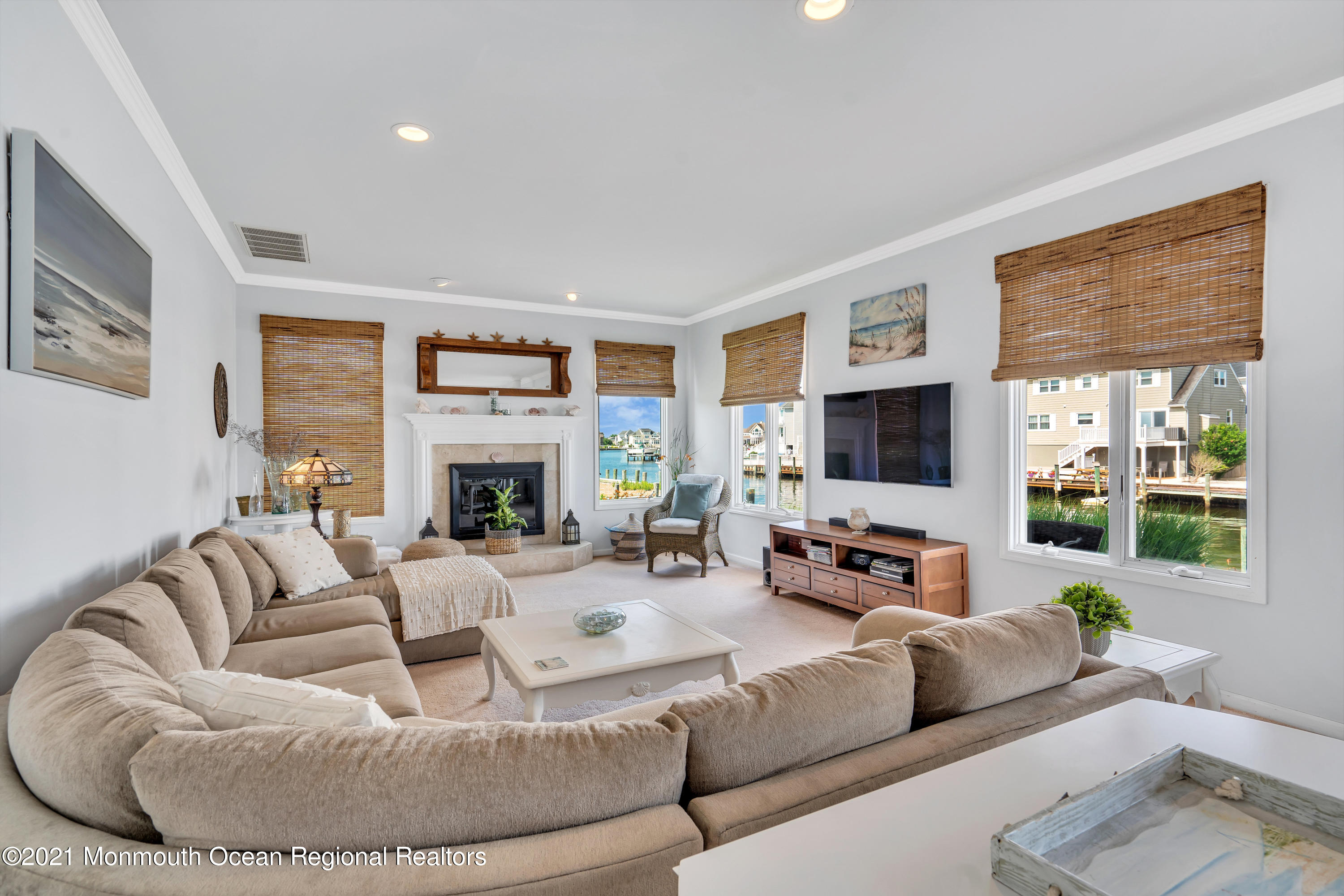 6 Pilot Road Toms River, NJ 08753 - Photo 18 of 35 a living room with furniture large window and a fireplace