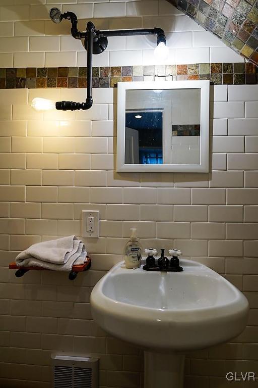 684 Church Road Riegelsville, PA 18077 - Photo 20 of 37 a bathroom with a sink and a mirror