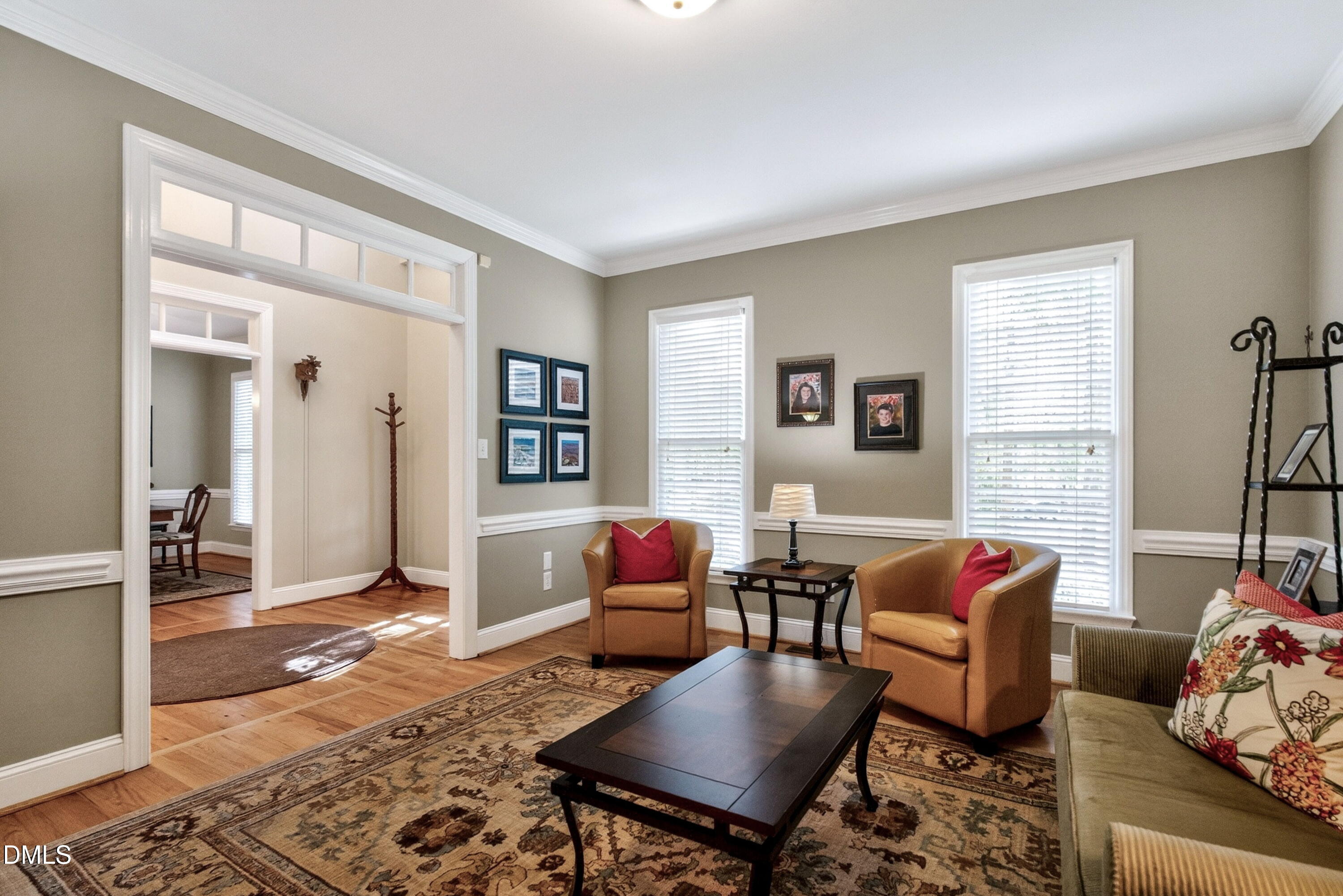 6329 Battleview Drive Raleigh, NC 27613 - Photo 7 of 36 a living room with furniture and a rug