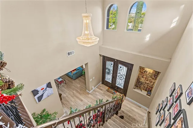 a view of a interior in the house