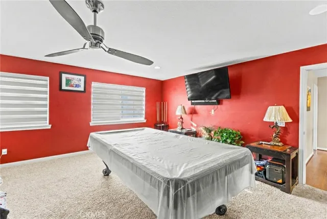 a view of a big yard with lots of green space