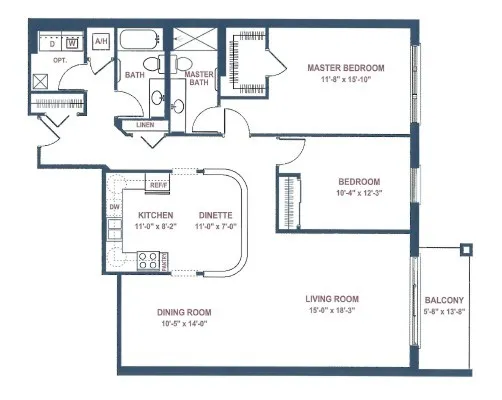 $435,000 | 200 West Campbell Street, Unit 705, Arlington Heights, IL 60005