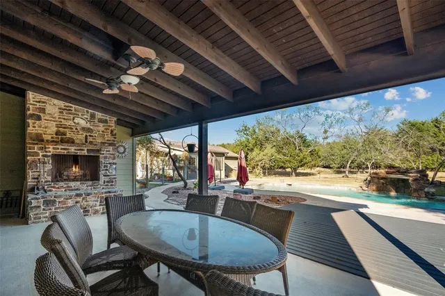 a view of a building with a yard