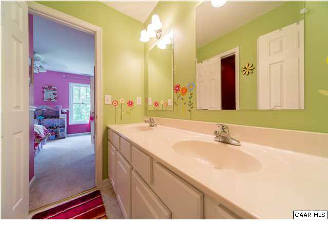 6725 Amicus Road Ruckersville, VA 22968 - Photo 32 of 50 a bathroom with a sink double vanity and a mirror