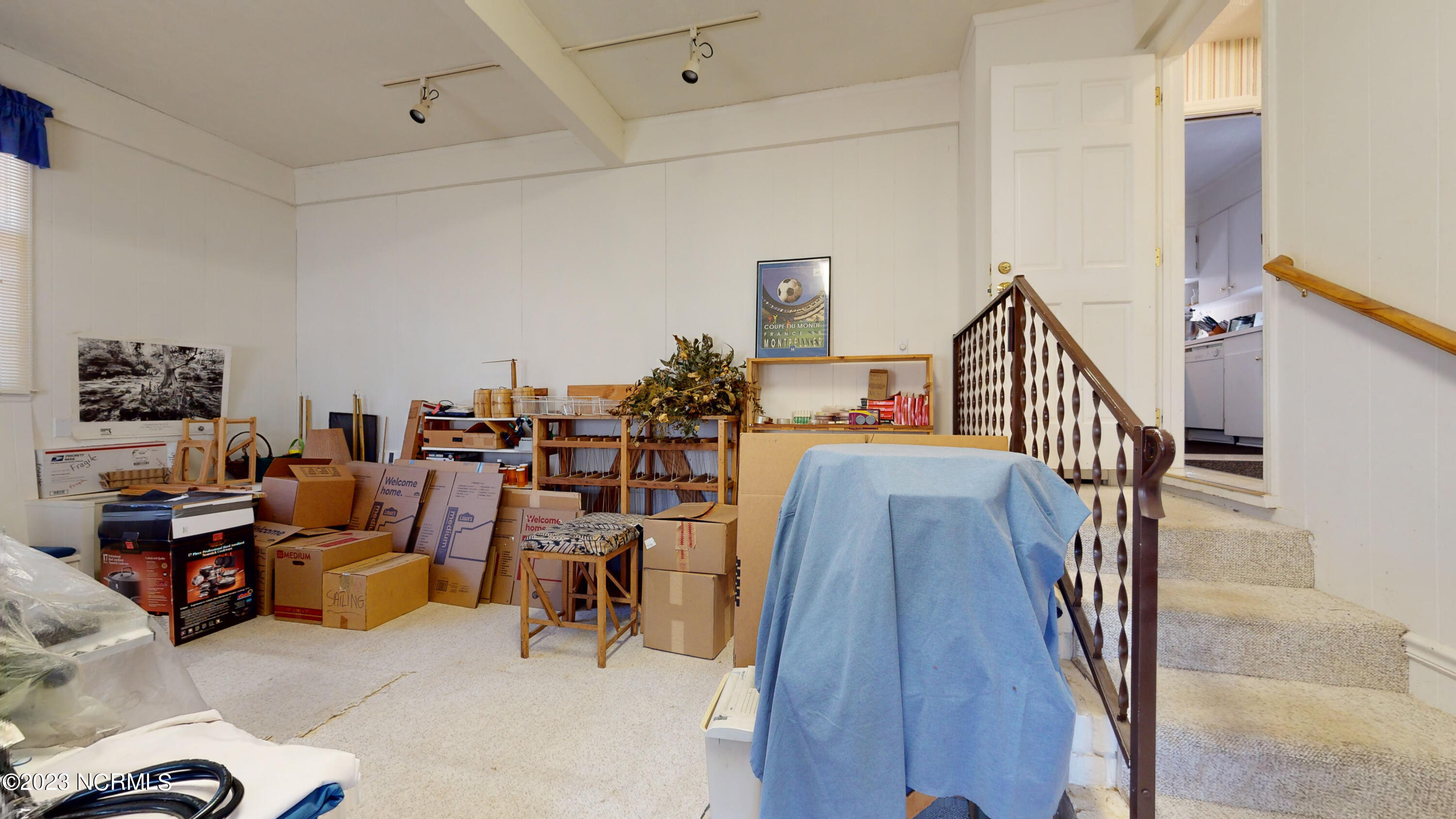 255 Cliff Road Southern Pines, NC 28387 - Photo 54 of 68 Stairs to Kitchen