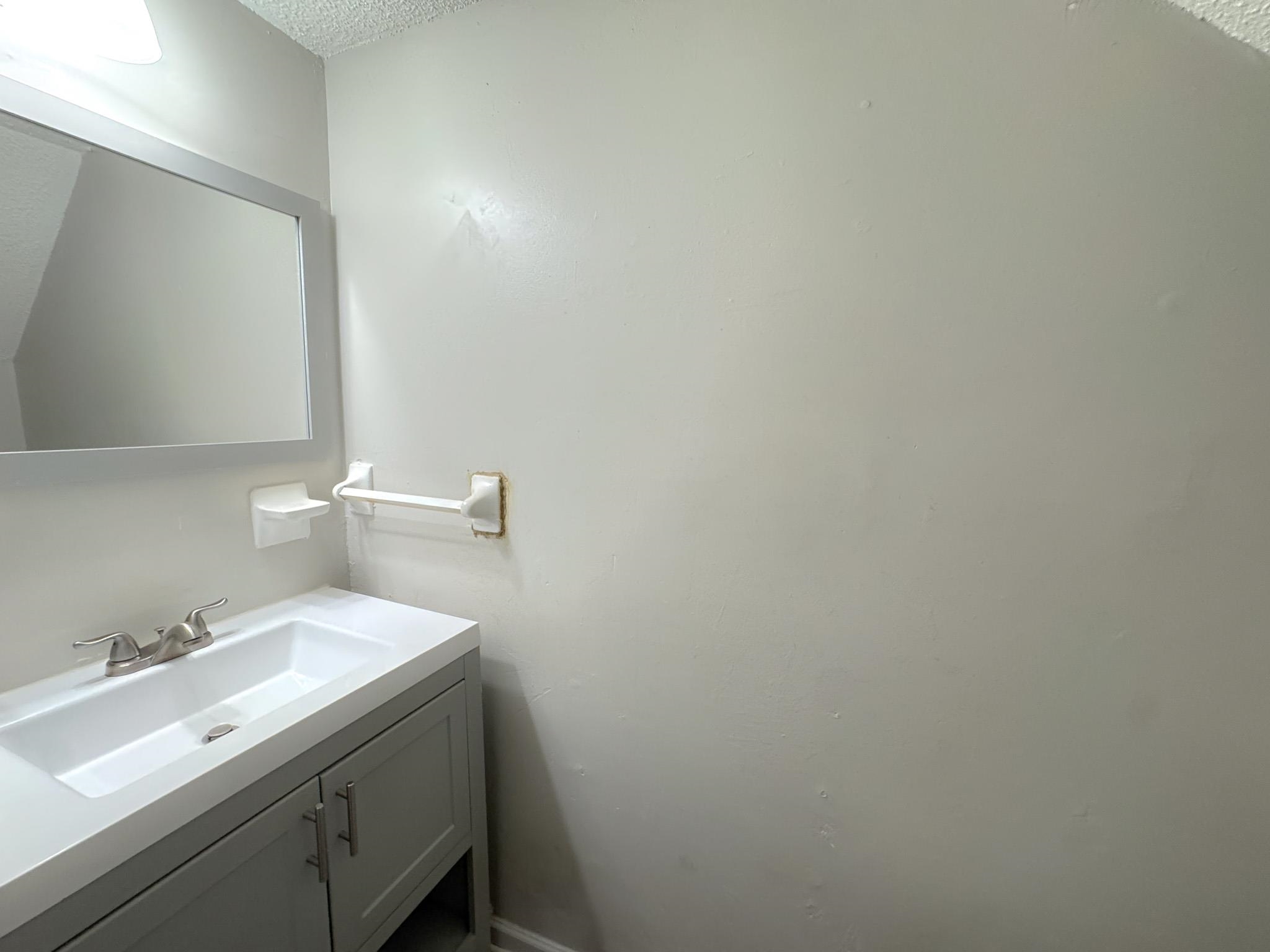 3592 Christine Road Memphis, TN 38118 - Photo 7 of 13 Contemporary vanity featuring a white integrated sink and countertop