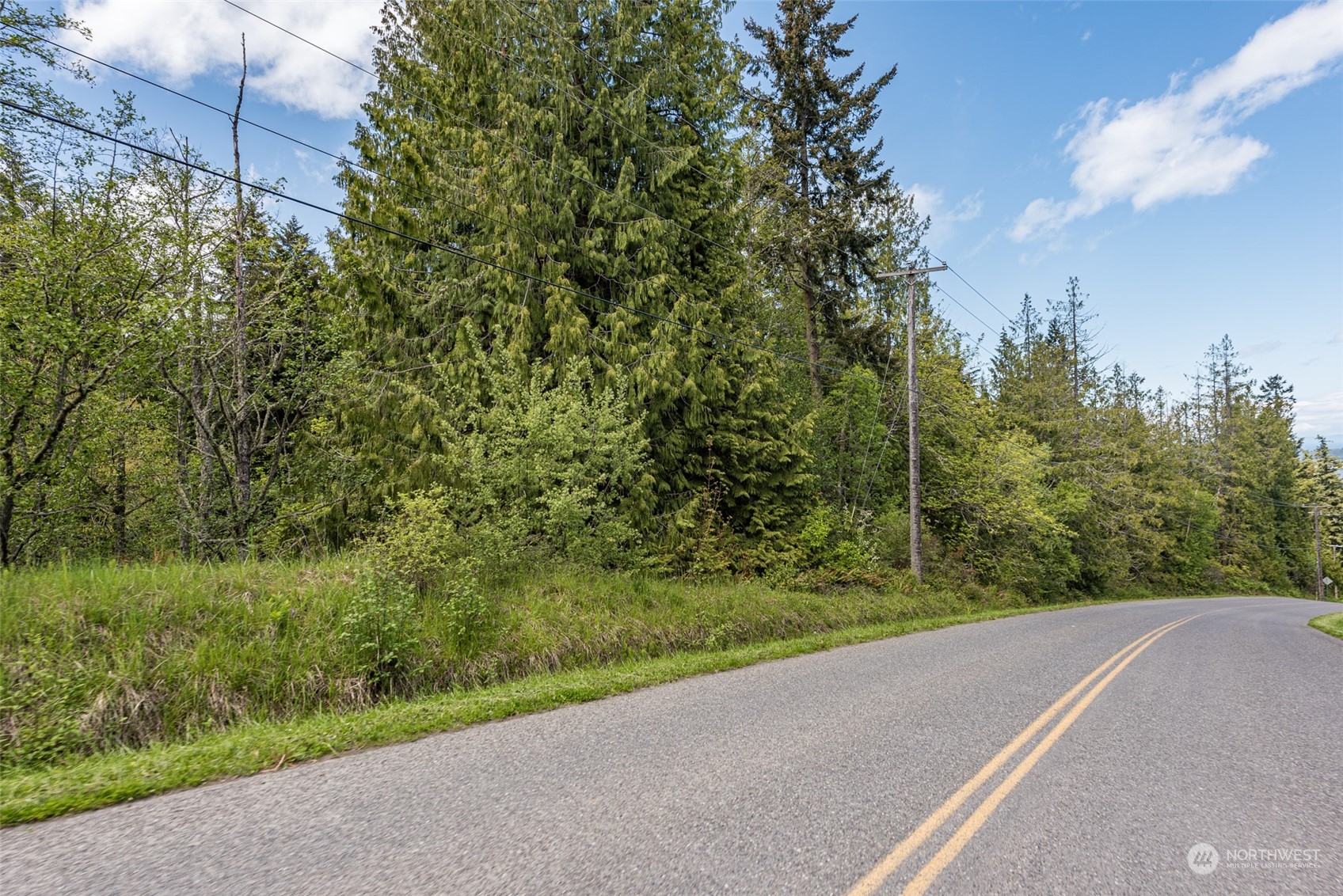 999 Louella Road Sequim, WA 98382 - Photo 18 of 38 a view of a road from a yard