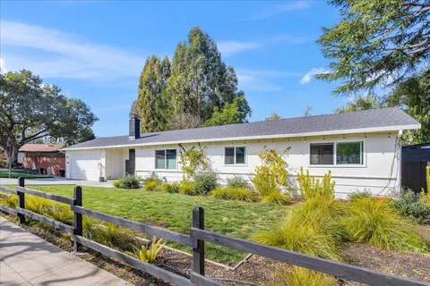 front view of house with a yard