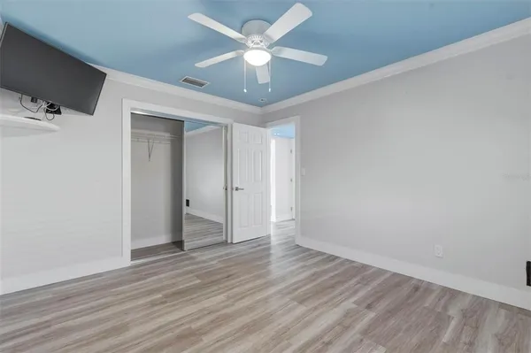 wooden floor in an empty room