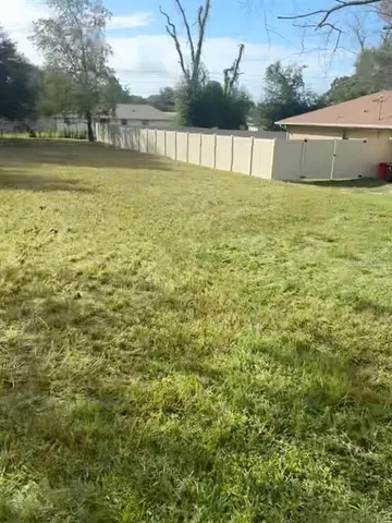 a view of an outdoor space and deck