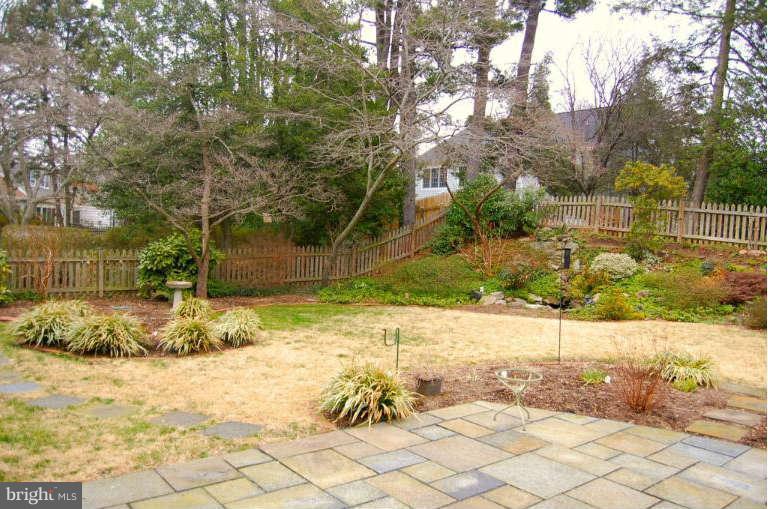 5914 Overlea Road Bethesda, MD 20816 - Photo 25 of 25 Slate patio & gorgeous yard, even in winter